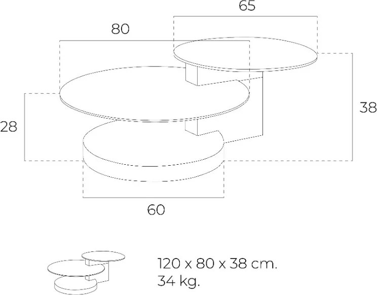 Masuta living design modern Felton AC-LE607-A