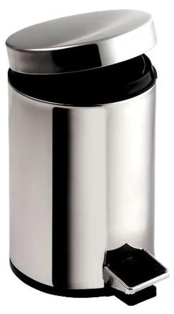 Coș de gunoi Aqualine SIMPLE LINE 20 l oțel inoxidabil lustruit