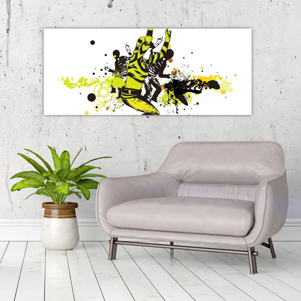 Tablou - Street dance (120x50 cm)