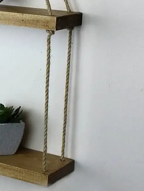 Raft de perete lemn,serie wood Homs, Natur, 70 x 10 x 40 cm,700020