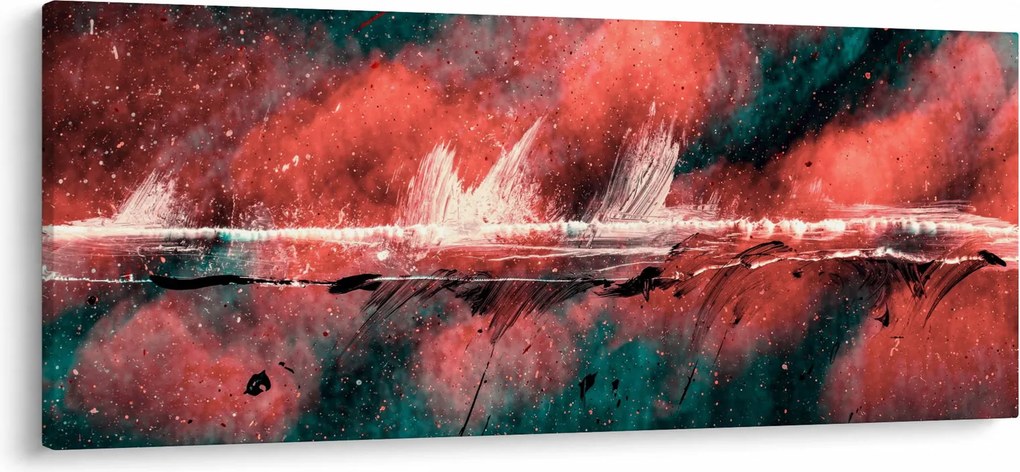 Tablou - Explozie în petrol (120x50 cm)