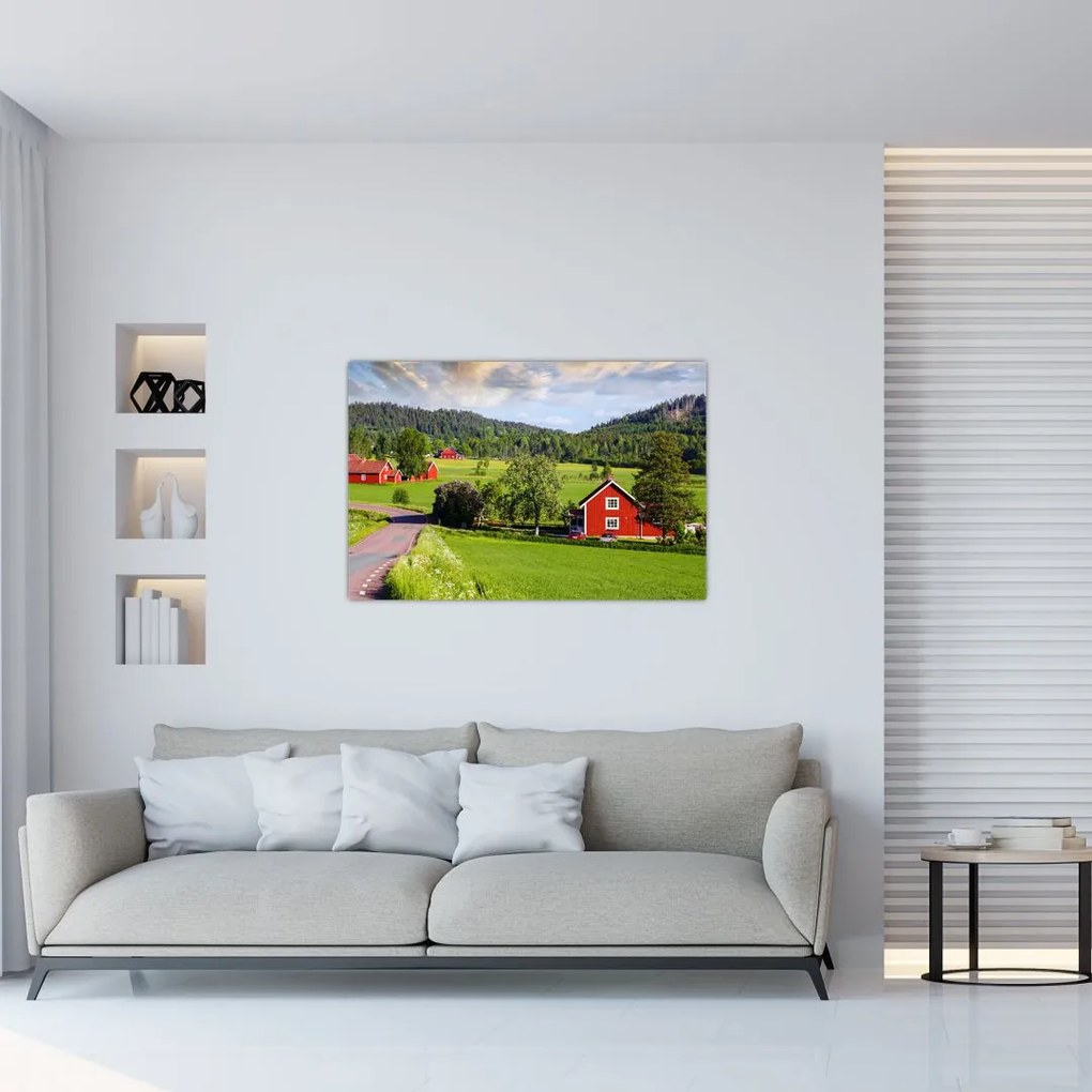 Tabloul cu țară (90x60 cm)