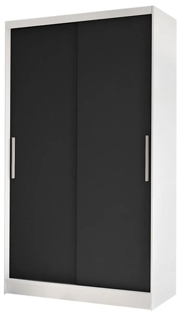 Dulap de haine Keira I (Negru + stejar artisan). 1060171