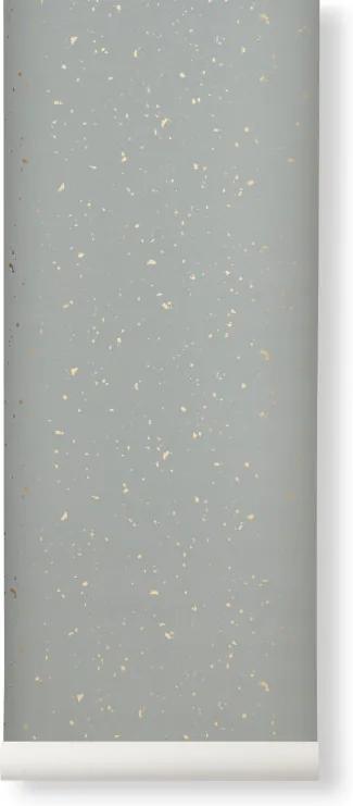Rola tapet 53x1000 cm Confetti gri Ferm Living