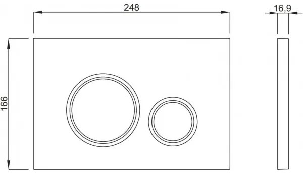 Set rezervor incastrat si cadru, Schwab Duplo WC 199, cu clapeta alba Vela, T02-2113-0250+P47-0130-0253