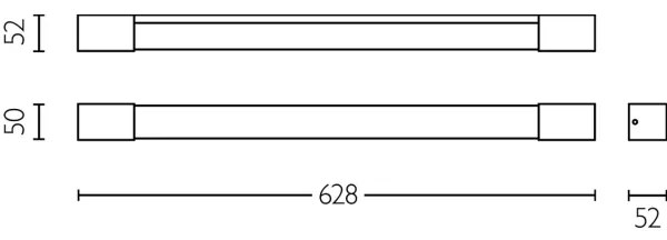 Aplică pentru oglindă de baie Philips ROVER LED/10W/230V IP44 alamă