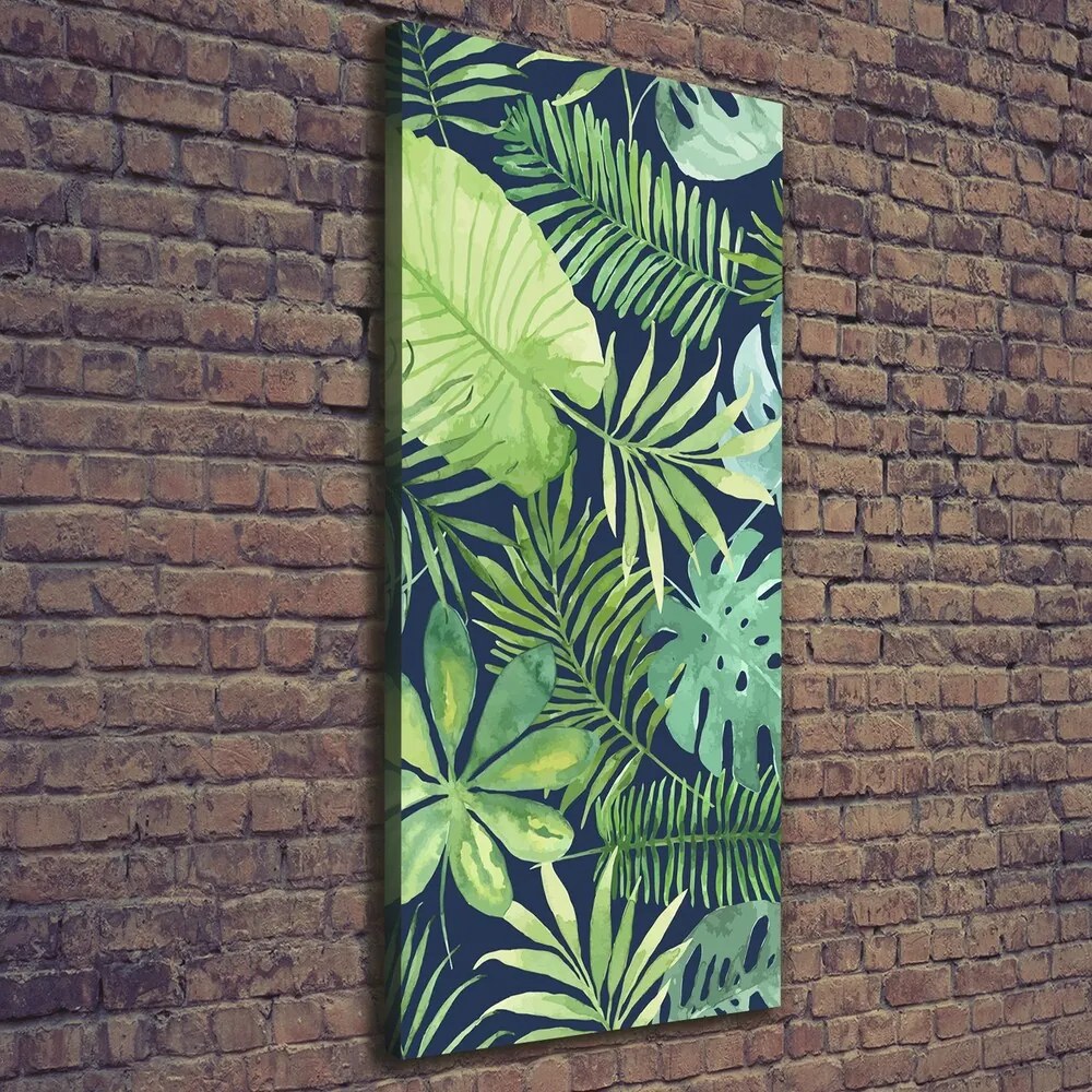 Tablouri tipărite pe pânză Frunze tropicale