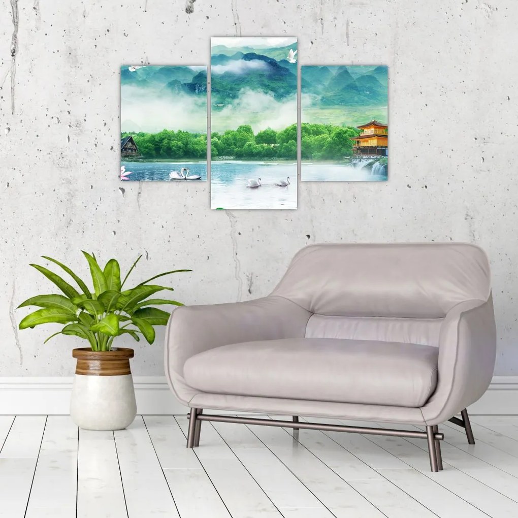Tablou - Peisaj de vis (90x60 cm)