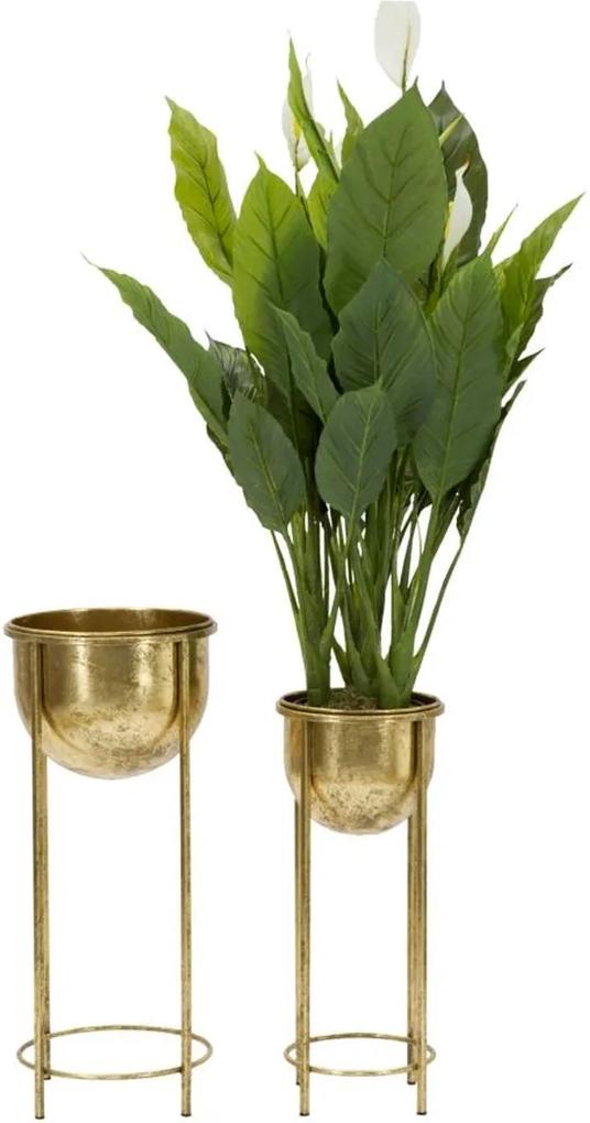 Set 2 vaze pentru flori Coppia Glam Ø27x62-21,5x52 cm