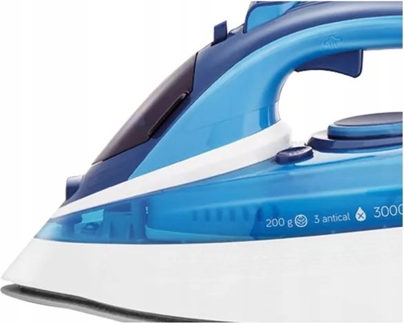 Fier de calcat Zilan ZLN2908 Albastru, 3000W, talpa ceramica, temperatura ajustabila