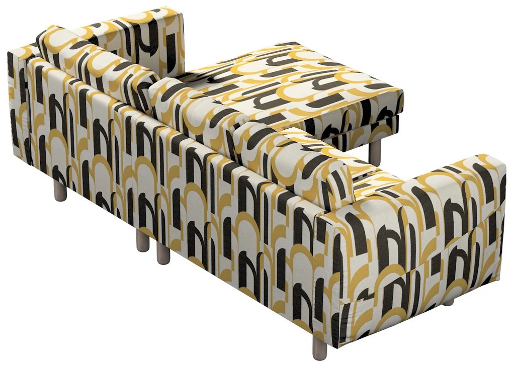 Husă pentru canapeaua Norsborg cu 3 locuri și șezlong Norsborg