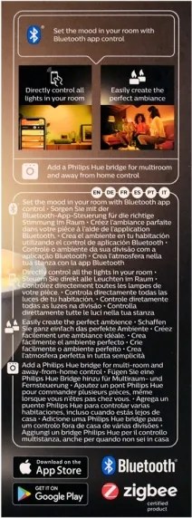 LED Bec dimmabil Philips Hue WHITE AMBIANCE 1xGU10/4,3W/230V 2200-6500K