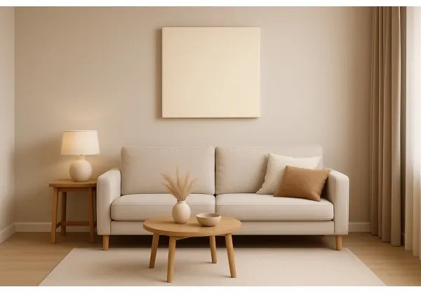 Panou acustic SILENCE 58x58 cm crem