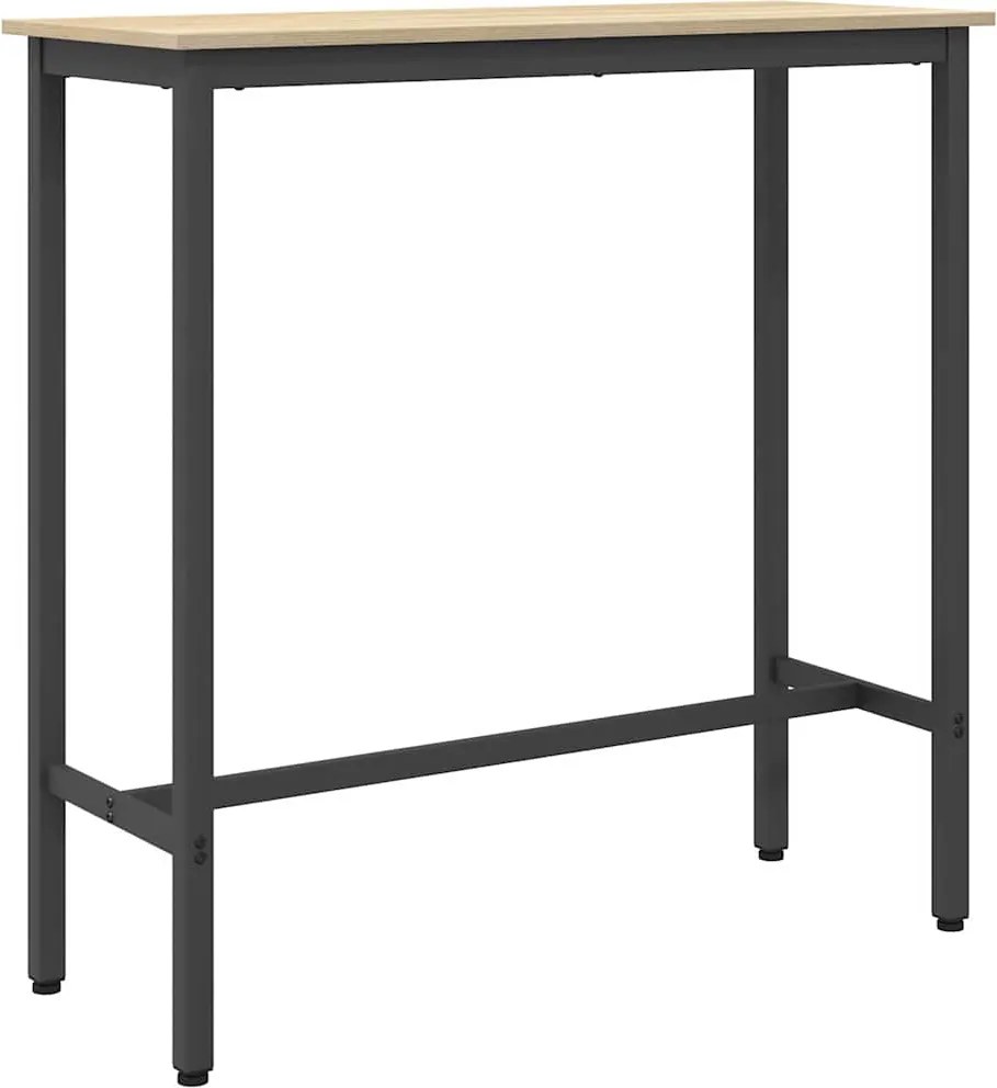 vidaXL masă Stejar Sonoma 100 x 40 x 100,5 cm Lemn ingineresc și oțel