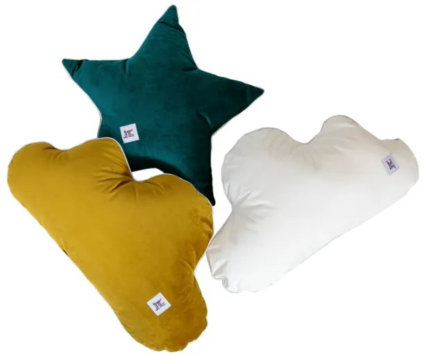 Perna decorativa din catifea CLOUD SNOW