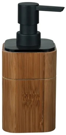 WENKO 26102100 - Dozator de săpun SERRO 7,5x16,5 cm maro/negru