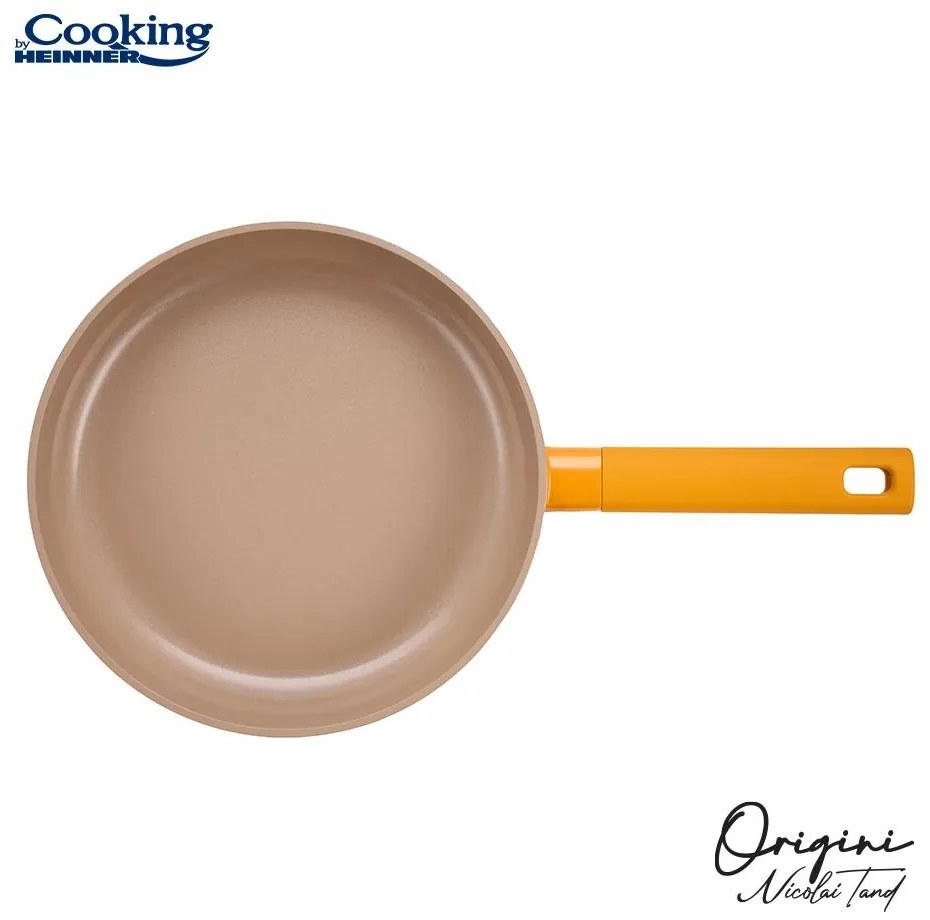 Tigaie Aluminiu Turnat + Capac 26x5cm, Nicolai Tand, Origini, Cooking By Heinner HR-BJK-26T