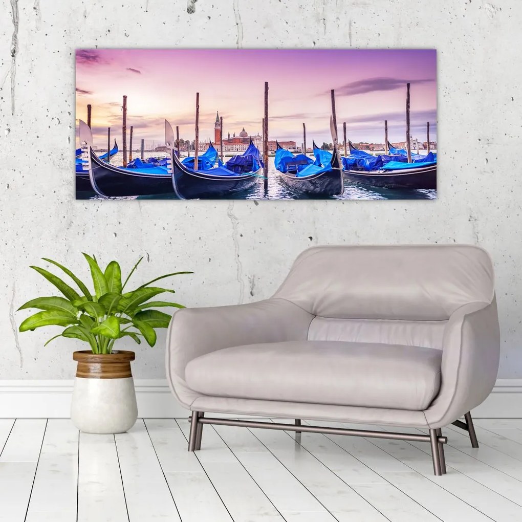 Tablou - Zorii în Veneția (120x50 cm)