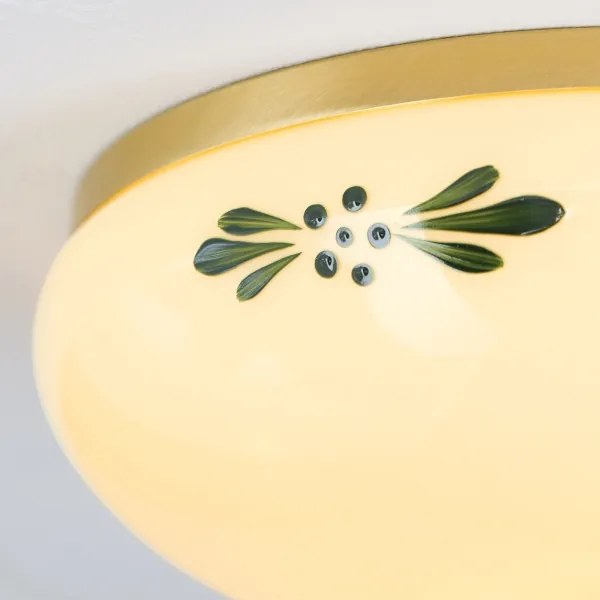 Plafonieră Orion DL 7-672 LANDHAUS 1xE27/60W/230V d. 21 cm alamă/bej