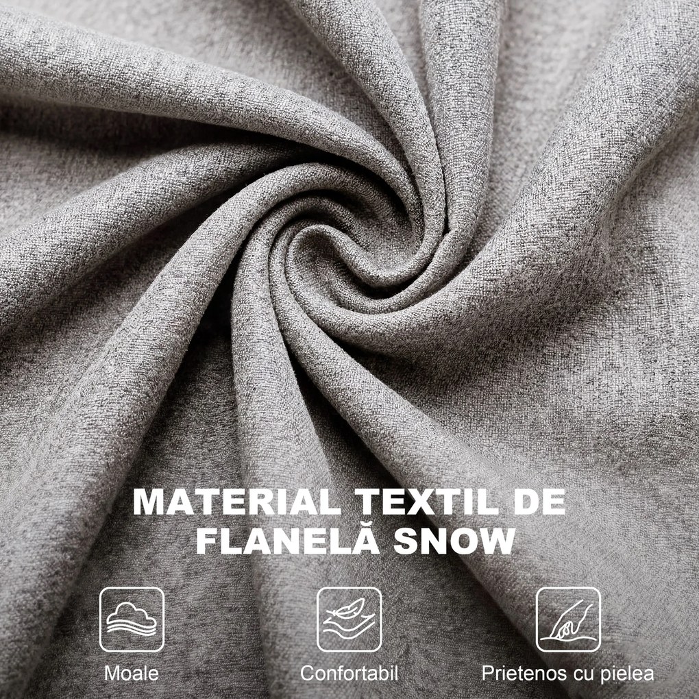 HOMCOM Fotoliu Chesterfield Gri, Confortabil, Comod și Spațiu Generos pentru Living, 74x86x102 cm | Aosom Romania