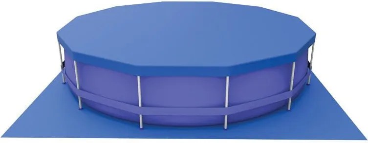 Set piscină cu cadru metalic 300 x 76 cm