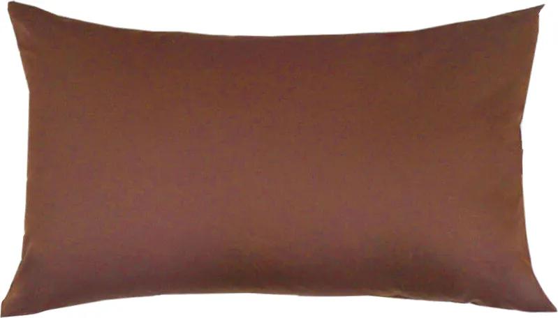 Perna decorativa dreptunghiulara, 50x30 cm, plina cu Puf Mania Relax, culoare maro