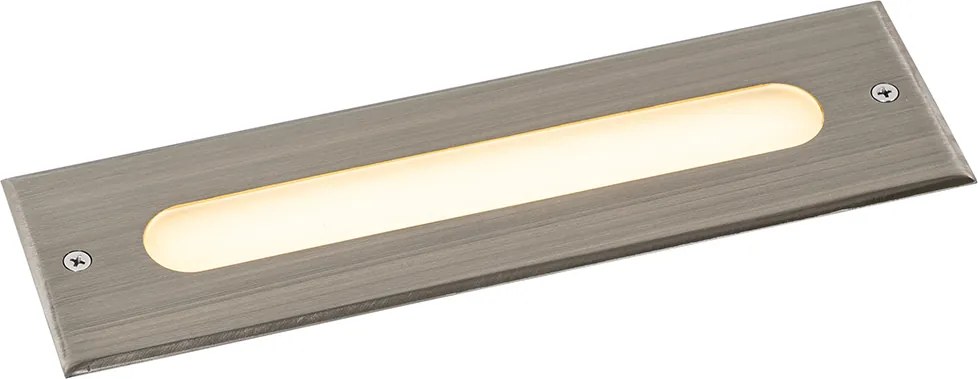 Set de 4 spoturi de sol moderne din oțel 30 cm Incl. LED IP65 - Eline