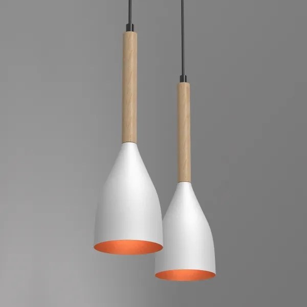 Lustră pe cablu MUZA 2xE27/60W/230V