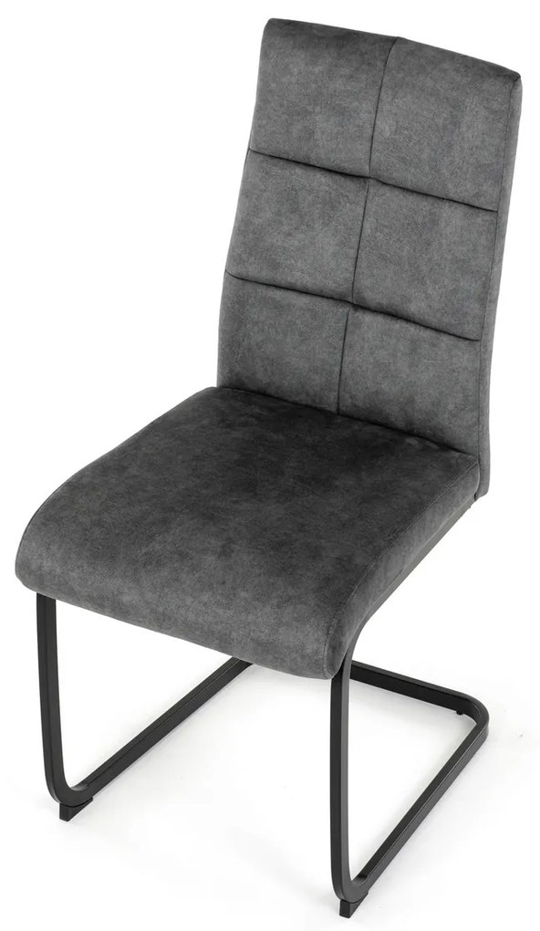 Set de scaune de sufragerie Vintage DCL-D1275GREY4, 4 buc