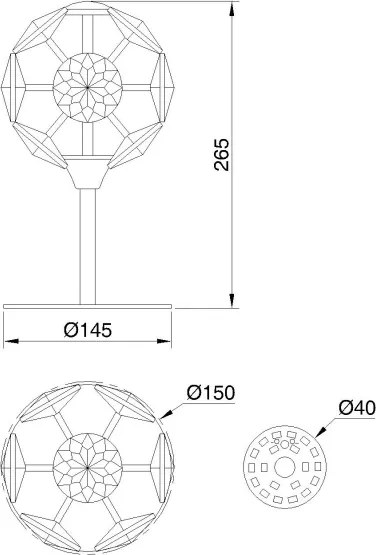 Globo 16047TC - Lampă de birou LED VIRINA LED/8W/230V