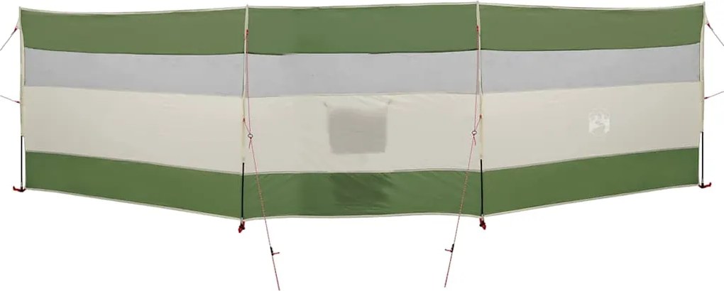 vidaXL Paravan de camping verde 508x130 cm impermeabil