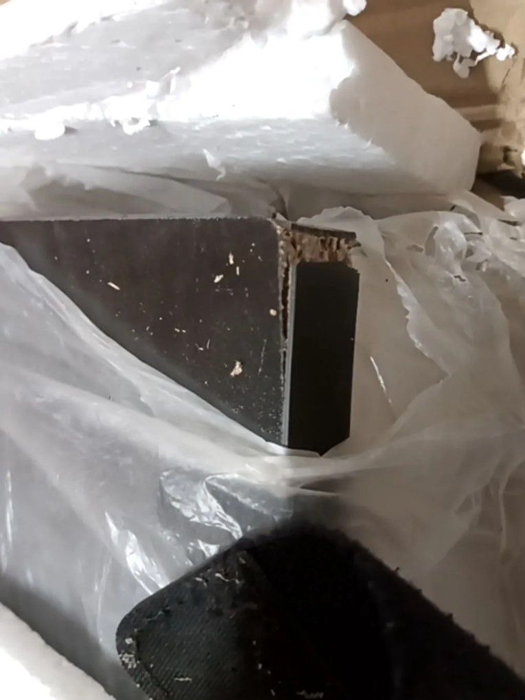 OFERTA Masa de dining neagra TESSA 120x60 Clasa a II-a