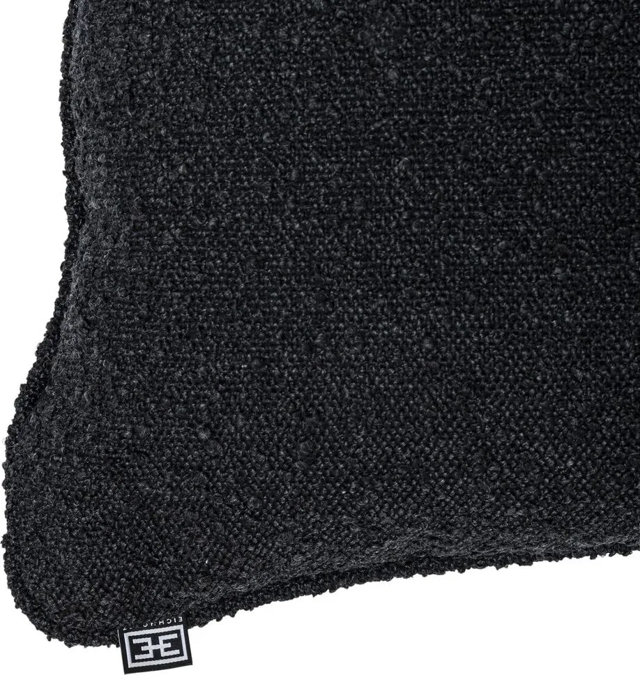 Perna decorativa LUX 50x50cm, Bouclé Black S 115146 HZ
