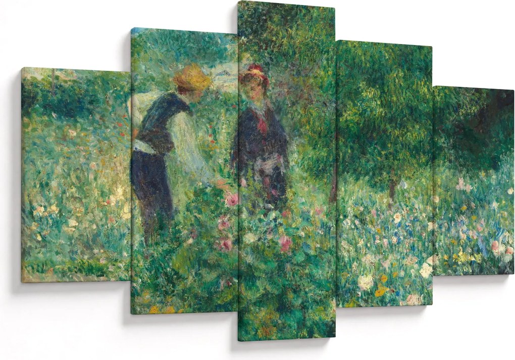 Tablou - Auguste Renoir, Picking Flowers, reproducere (150x105 cm)