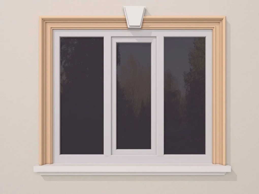 Ancadrament fereastra exterior FP123 dimensiuni 135x81x2000mm