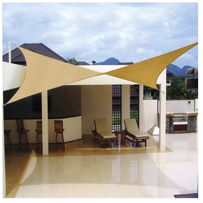 Prelata patrata pentru umbra SHADOW 5 x 5 m, bej