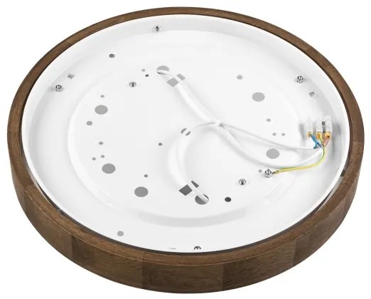 Plafonieră LED Brilagi CARVALHO SLIM 2xE27/60W/230V stejar nuc d. 37 cm