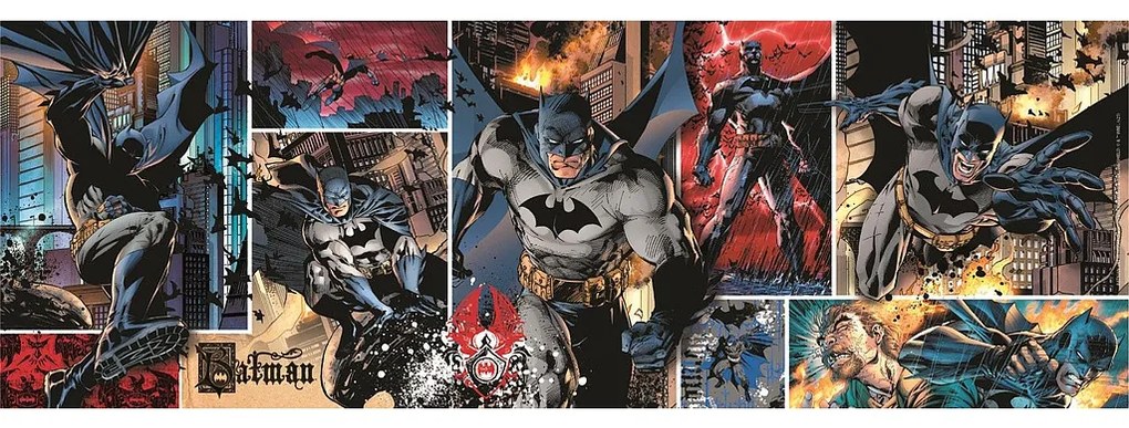 Batman Puzzle panoramic Compact Clementoni de 1000 de piese