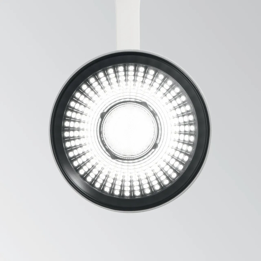Spot LED directionabil pentru sina Link, FOX 08W CRI80 41° 3000K WH 250410 IDL