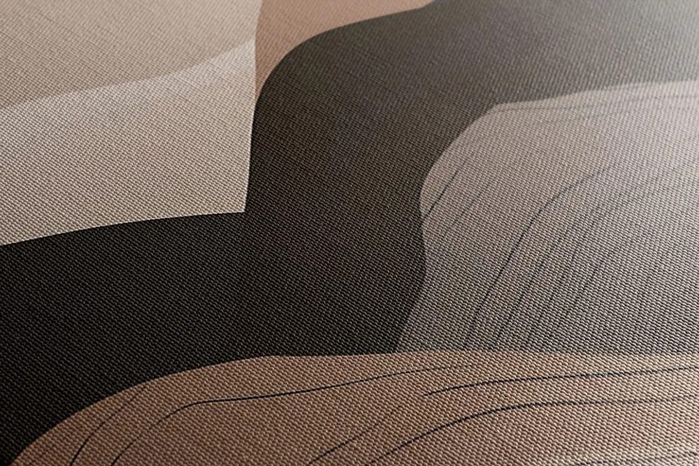 Tablou forme abstracte munți