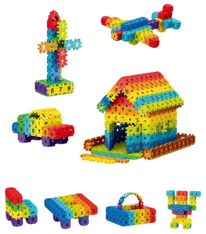 SET DE CONSTRUCTIE STEAM - MICUTUL MATEMATICIAN (200 PIESE) - BUFNITEL (188-665)