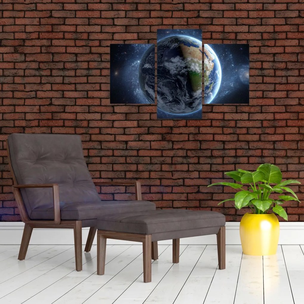 Tablou - Vedere din spațiu (90x60 cm)