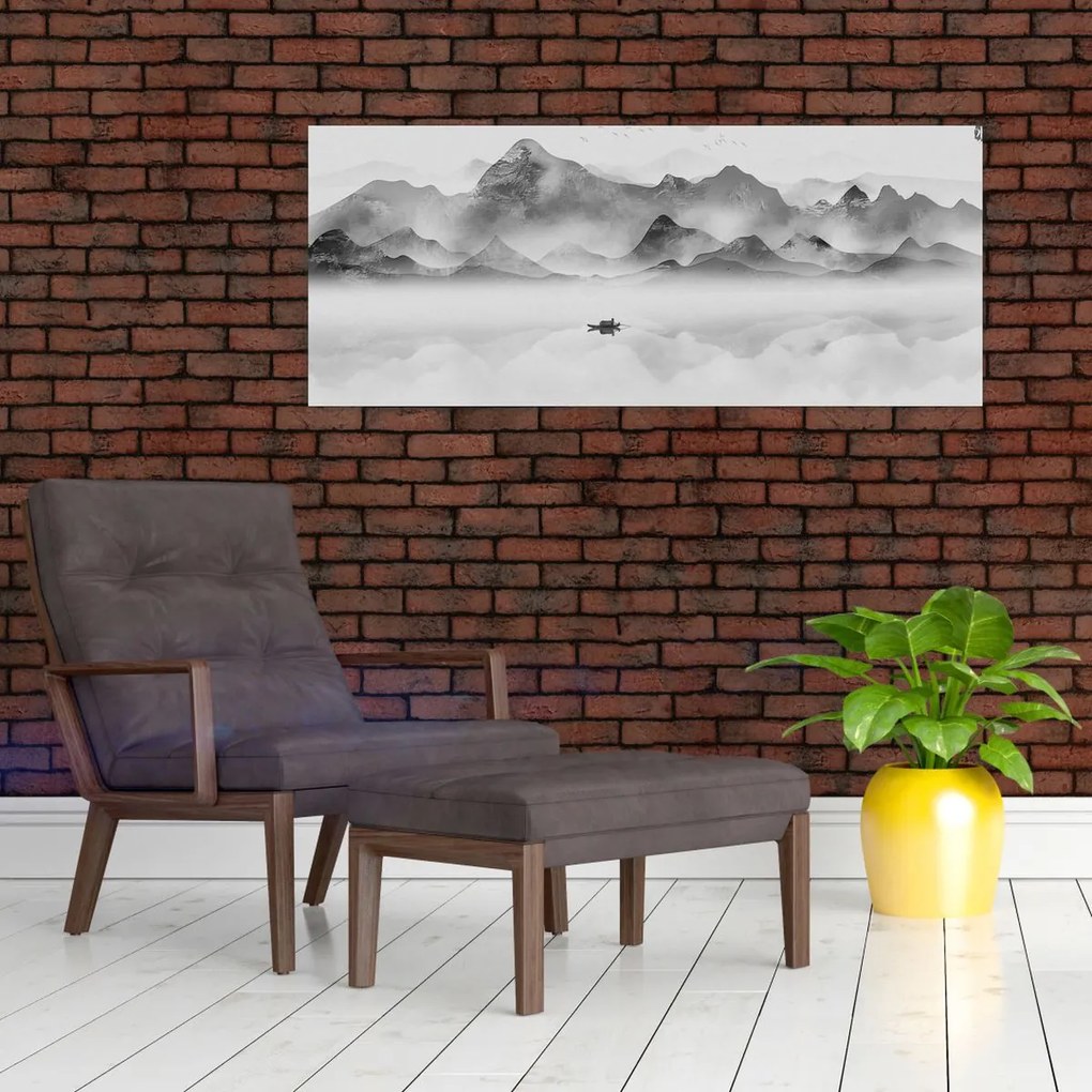 Tablou - Lac japonez (120x50 cm)