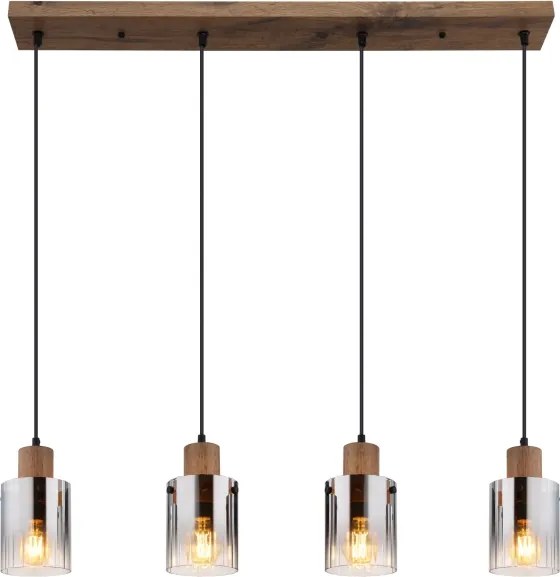 Globo 15915-4H - Lustră pe cablu UNDERWOOD 4xE27/40W/230V