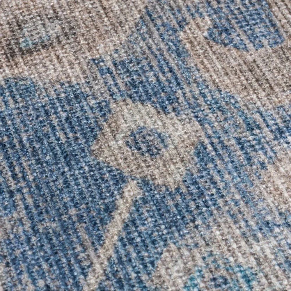 Covor albastru lavabil 190x290 cm Orelia Global – Flair Rugs