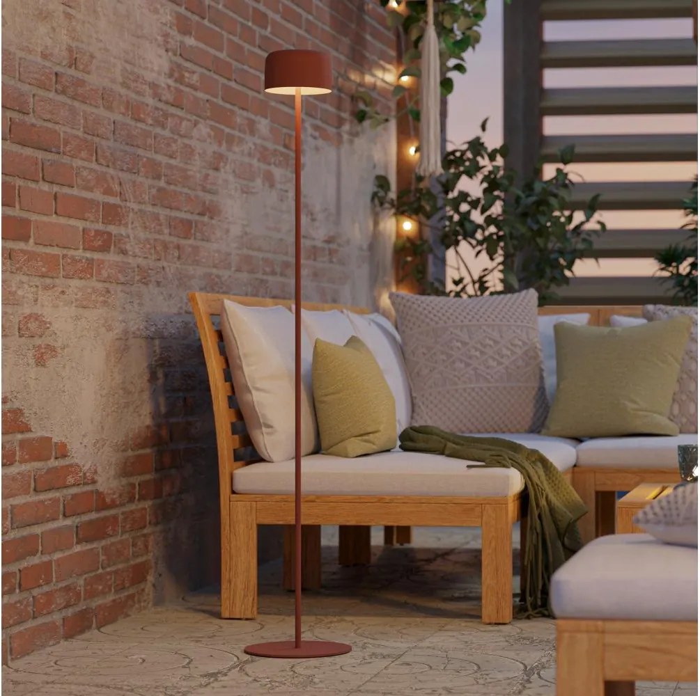 Eglo 901897 - Lampă solară de podea ROCCANOVA LED/2,8W/3,7V IP44 portocalie