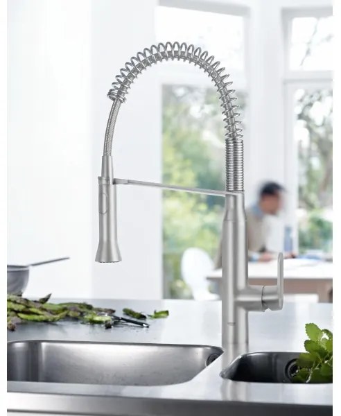 GROHE 31379DC0 - Baterie pentru chiuvetă K7, inox