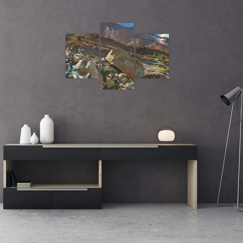 Tablou - John Singer Sargent, Simplon Pass, reproducere (90x60 cm)