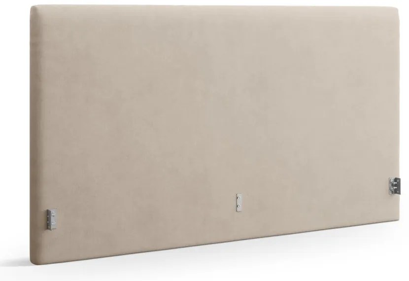 Tăblie de pat maro deschis tapițată 150,5x100 cm Remo – Micadoni