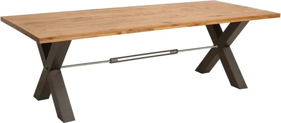 Masa Design Industrial Thor 200cm stejar salbatic
